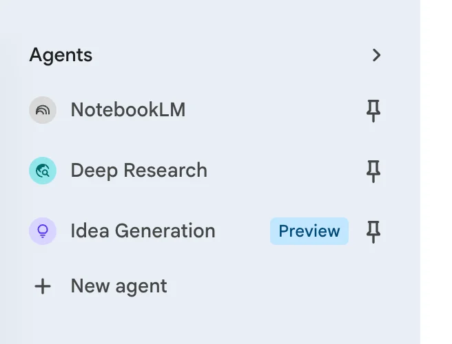Deep Research 메뉴 진입