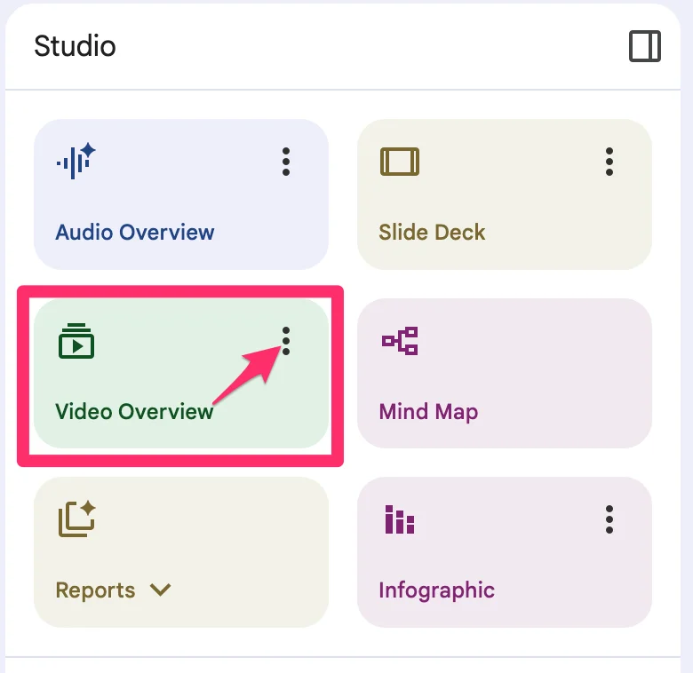 Video Customize 버튼